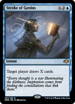 Stroke of Genius card from Dominaria Remastered