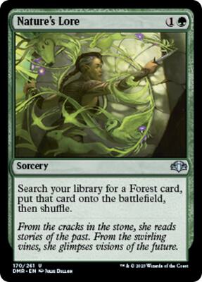 Nature's Lore card from Dominaria Remastered