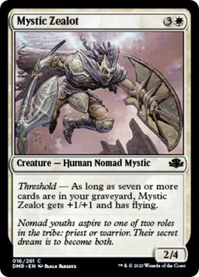 Mystic Zealot card from Dominaria Remastered