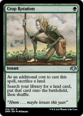 Crop Rotation card from Dominaria Remastered