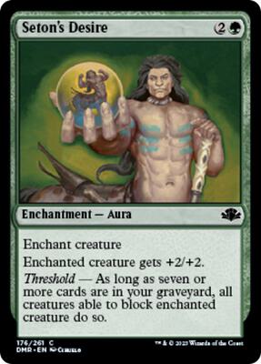 Seton's Desire card from Dominaria Remastered