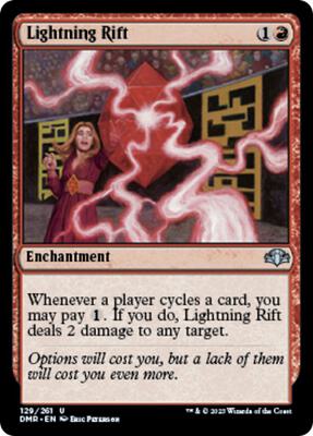 Lightning Rift card from Dominaria Remastered