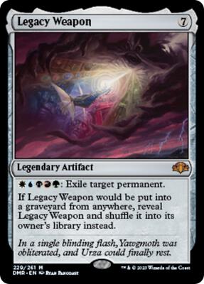 Legacy Weapon card from Dominaria Remastered