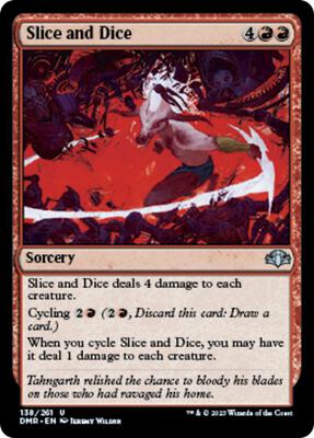 Slice and Dice card from Dominaria Remastered