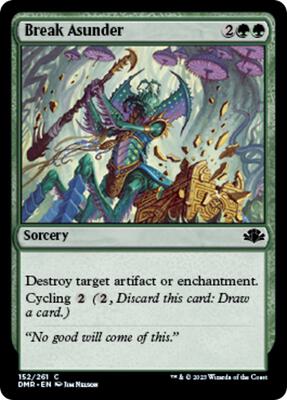Break Asunder card from Dominaria Remastered