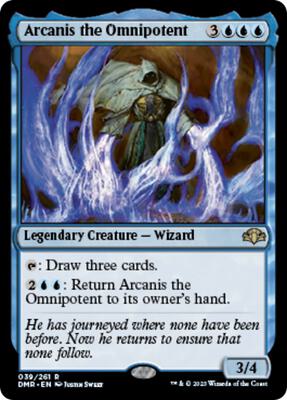 Arcanis the Omnipotent card from Dominaria Remastered