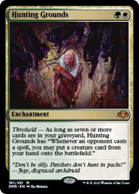 Hunting Grounds card from Dominaria Remastered