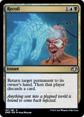 Recoil card from Dominaria Remastered