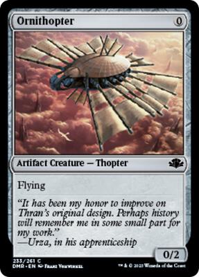 Ornithopter card from Dominaria Remastered