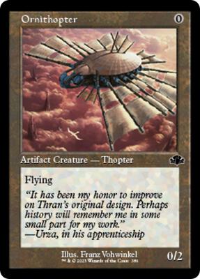 Ornithopter (Retro Frame) card from Dominaria Remastered