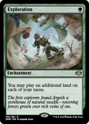 Exploration card from Dominaria Remastered