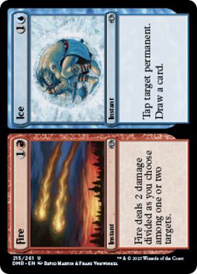 Fire // Ice card from Dominaria Remastered