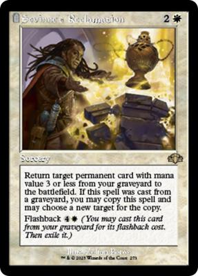 Sevinne's Reclamation (Retro Frame) card from Dominaria Remastered