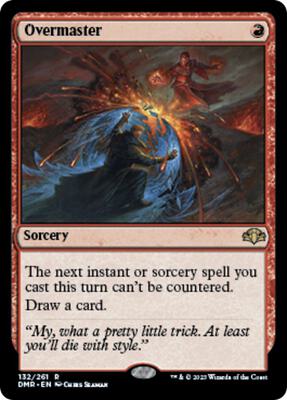 Overmaster card from Dominaria Remastered