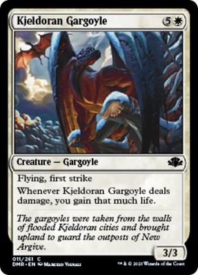 Kjeldoran Gargoyle card from Dominaria Remastered