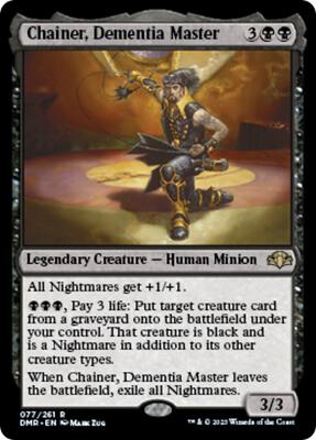 Chainer, Dementia Master card from Dominaria Remastered
