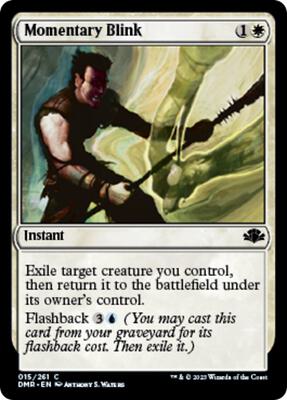 Momentary Blink card from Dominaria Remastered
