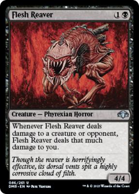 Flesh Reaver card from Dominaria Remastered