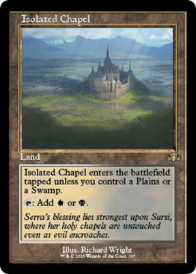 Isolated Chapel (Retro Frame) card from Dominaria Remastered