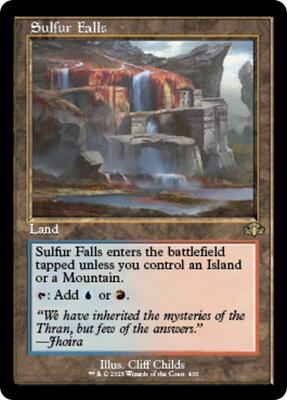 Sulfur Falls (Retro Frame) card from Dominaria Remastered