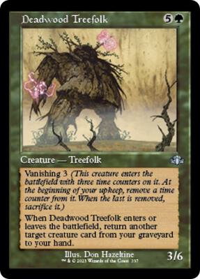 Deadwood Treefolk (Retro Frame) card from Dominaria Remastered