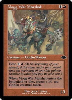 Mogg War Marshal (Retro Frame) card from Dominaria Remastered