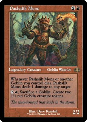 Pashalik Mons (Retro Frame) card from Dominaria Remastered