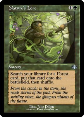 Nature's Lore (Retro Frame) card from Dominaria Remastered