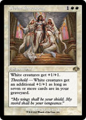 Divine Sacrament (Retro Frame) card from Dominaria Remastered