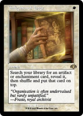 Enlightened Tutor (Retro Frame) card from Dominaria Remastered