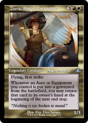 Tiana, Ship's Caretaker (Retro Frame) card from Dominaria Remastered