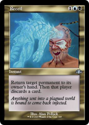 Recoil (Retro Frame) card from Dominaria Remastered