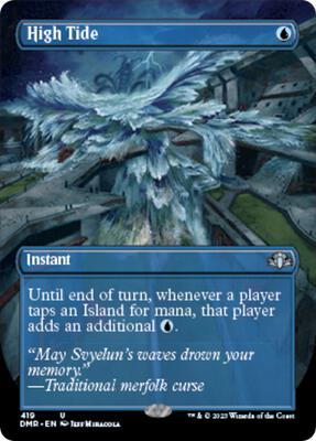 High Tide (Borderless) card from Dominaria Remastered