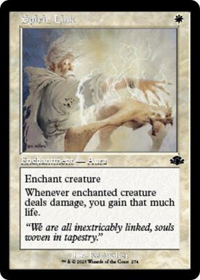 Spirit Link (Retro Frame) card from Dominaria Remastered