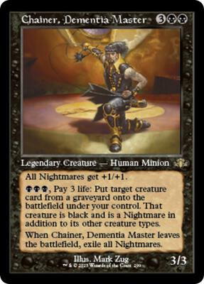 Chainer, Dementia Master (Retro Frame) card from Dominaria Remastered