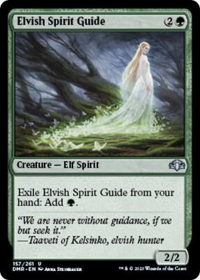 Elvish Spirit Guide card from Dominaria Remastered