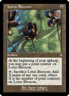 Lotus Blossom (Retro Frame) card from Dominaria Remastered