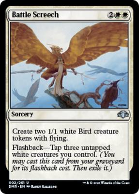 Battle Screech card from Dominaria Remastered