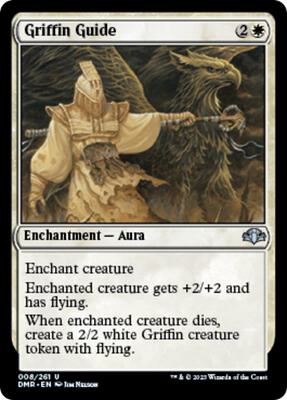Griffin Guide card from Dominaria Remastered