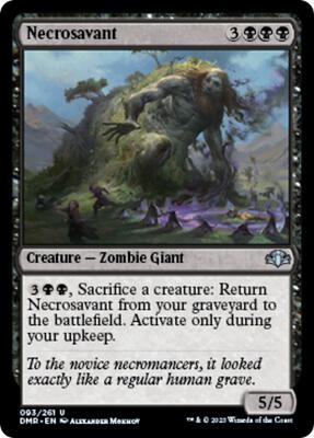 Necrosavant card from Dominaria Remastered