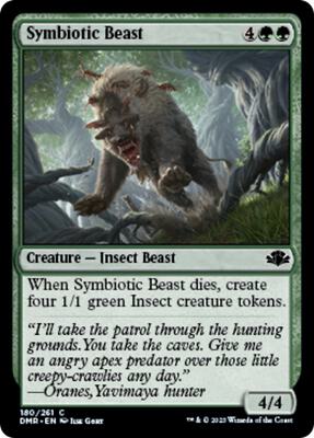 Symbiotic Beast card from Dominaria Remastered