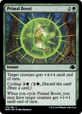 Primal Boost card from Dominaria Remastered