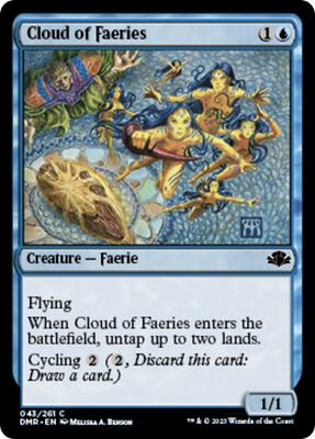 Cloud of Faeries card from Dominaria Remastered