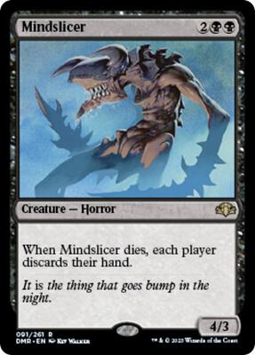Mindslicer card from Dominaria Remastered