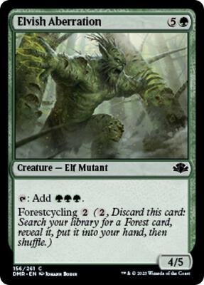 Elvish Aberration card from Dominaria Remastered