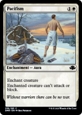 Pacifism card from Dominaria Remastered