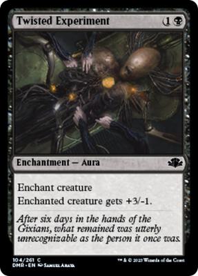 Twisted Experiment card from Dominaria Remastered
