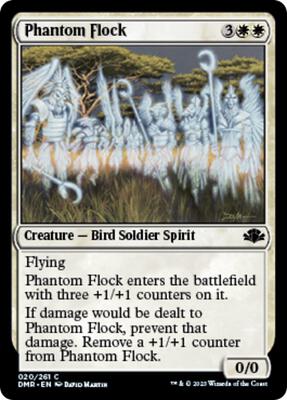 Phantom Flock card from Dominaria Remastered