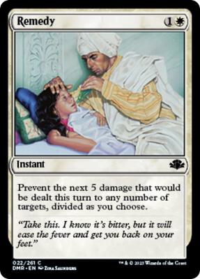 Remedy card from Dominaria Remastered