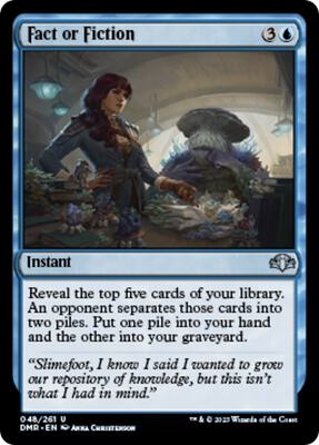 Fact or Fiction card from Dominaria Remastered